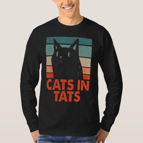 Cats in Tats Cat Lover Tattoo Lover Kitten Tattooe T_Shirt
