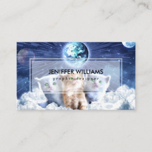  Cats in the cloud                                 Business Card