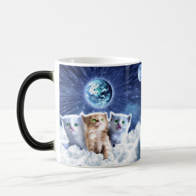 Cats in the cloud                                  color morph mug  (Left)