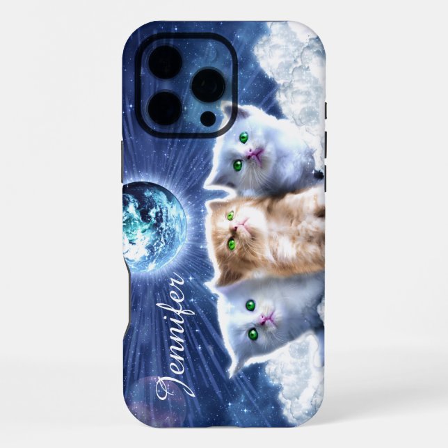 Cats in the cloud                                  iphone case (Back)