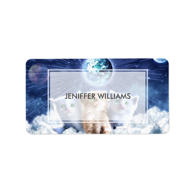 Cats in the cloud                                  label (Front)