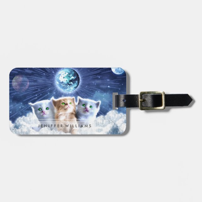 Cats in the cloud                                  luggage tag (Front Horizontal)