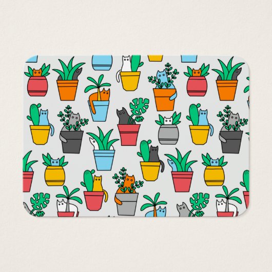 Cats in the flowerpots (Front)