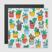 Cats in the flowerpots (Front/Back)