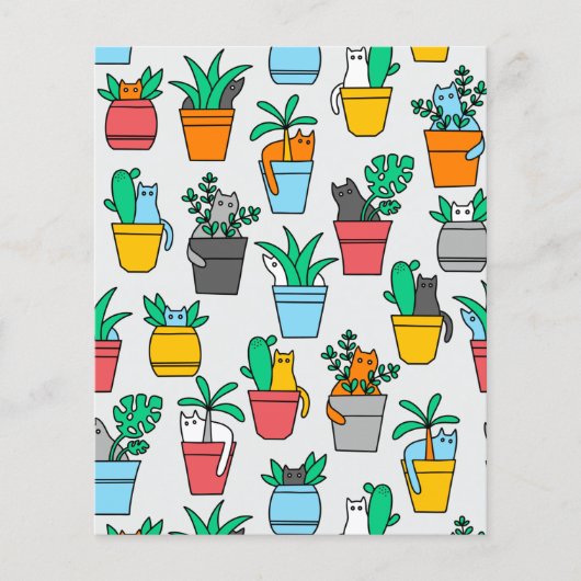 Cats in the flowerpots (Front)