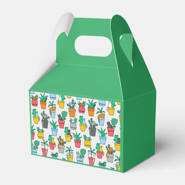 Cats in the flowerpots favor boxes (Front Side)