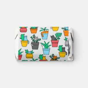 Cats in the flowerpots hershey's miniatures