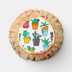 Cats in the flowerpots reese's peanut butter cups
