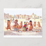 Cats in the Market Square by Louis Wain Postcard