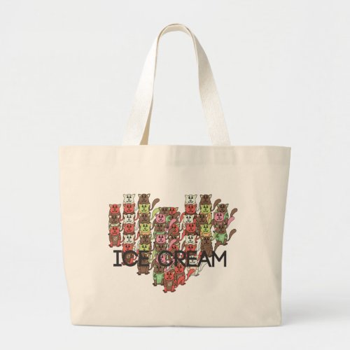 Cats is ice cream Tote bag