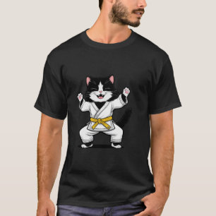Cats Judo Funny Animal Martial Arts for Men Women  T-Shirt