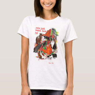 Cats Just Wanna Have Fun Christmas Women's T-Shirt