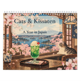 Cats & Kissaten 2027 Japanese Seasons Calendar