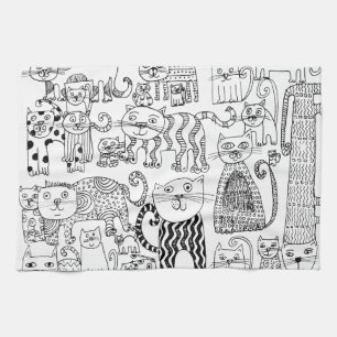 Cats Kitchen Towel