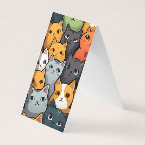 Cats Kittens Pets Folding Bookmarks Bookmarker Business Card