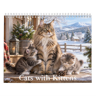 Cats & Kittens Scenic Calendar
