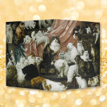 Cats Kittens Vintage Animal Art Monogrammed Office 3 Ring Binder<br><div class="desc">Create your own custom, personalized, monogrammed, vintage animal art lovers, home / office / school / wedding albums / recipe book / photo album / kitchen binder, featuring a wonderful intricate detailed vintage oil painting on canvas, by Carl Kahler, featuring a clowder of 42 majestic beautiful cute cats and kittens,...</div>