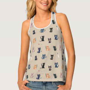 Cats & Knives Women's Tank Top