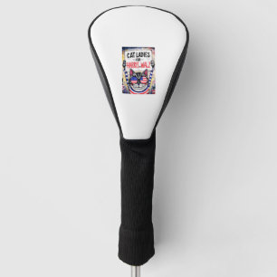 Cats Ladies for Harris Walz Golf Head Cover