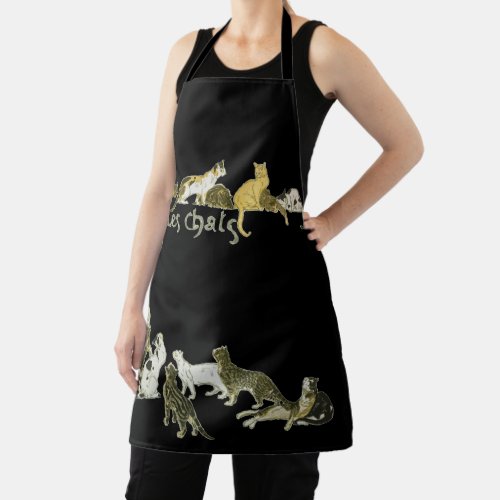 Cats Les Chats Alexandre Steinlen Apron