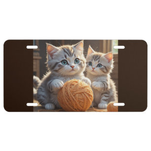 Cats License Plate