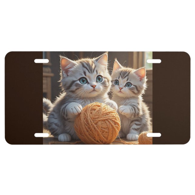 Cats License Plate (Front)