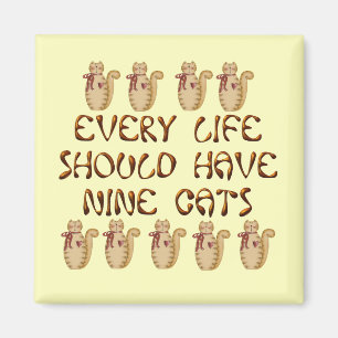 Cats Life Magnet