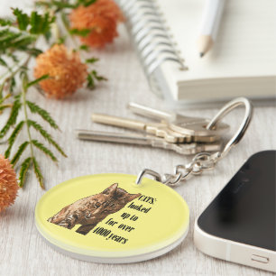 Cats Looked Up To For Over 4000 Years Keychain