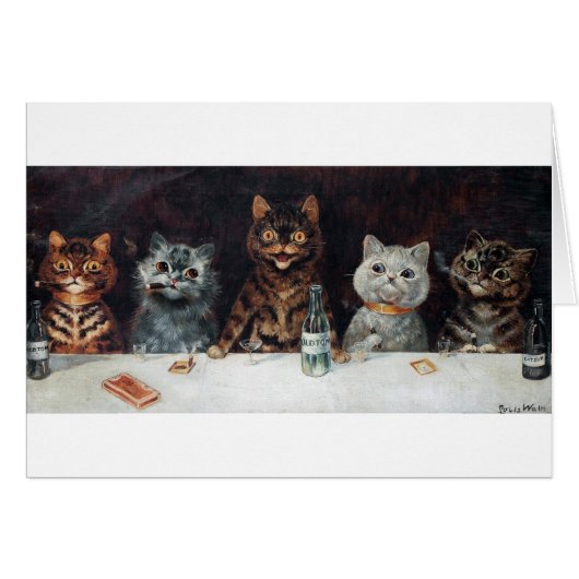 Cats, Louis Wain Cards (Front Horizontal)