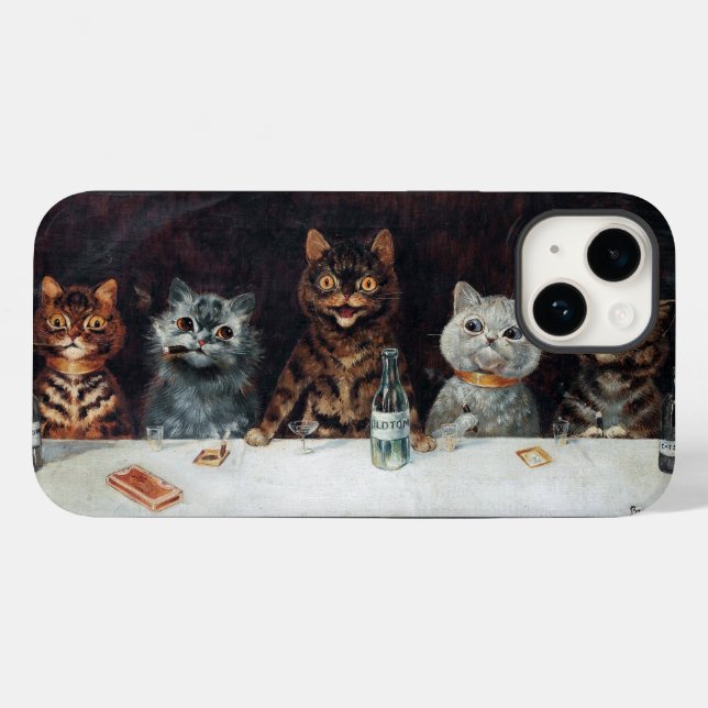 Cats, Louis Wain Case-Mate iPhone Case (Back (Horizontal))