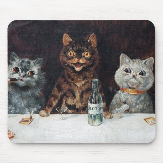 Cats, Louis Wain Mouse Pad (Front)