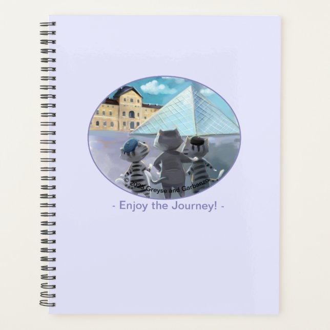 Cats Louvre Paris - Enjoy Weekly Planner (Front)