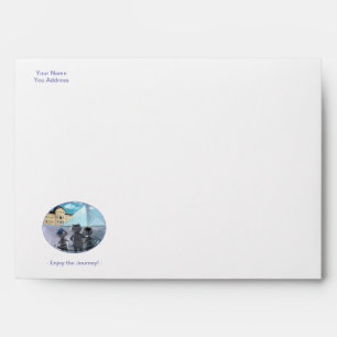 Cats Louvre Paris - Enjoy White Envelope