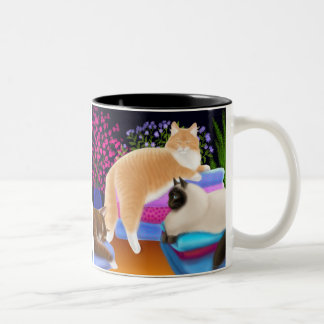 Cats Love Clean Laundry Mug