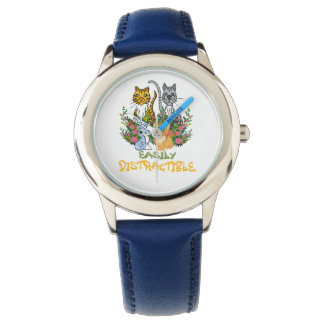 CATS LOVER COLORFUL FUNNY WATCH