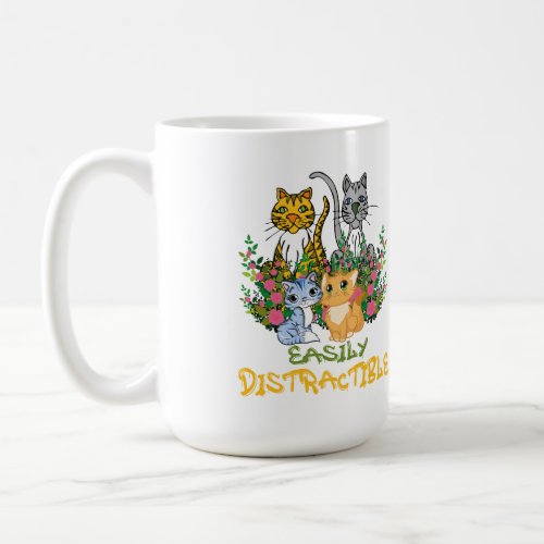 Cats Lover Funny Colorful   Coffee Mug