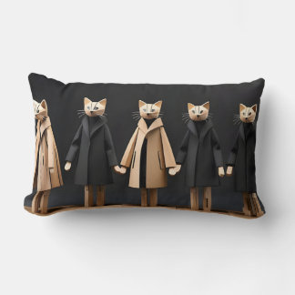 cats lumbar pillow