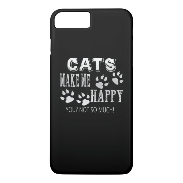 Cats make me happy! Case-Mate iPhone case (Back)