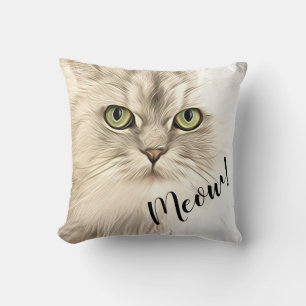 Cats Meow Accent Throw Pillow