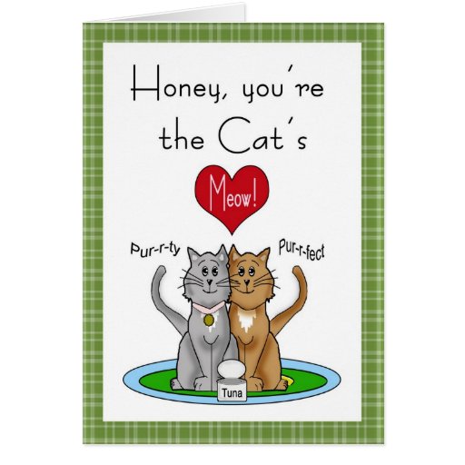 Lovely 99 Anniversary Cat Card