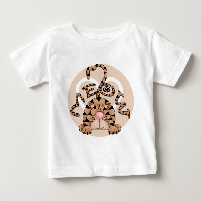 Cat's Meow Baby T-Shirt (Front)
