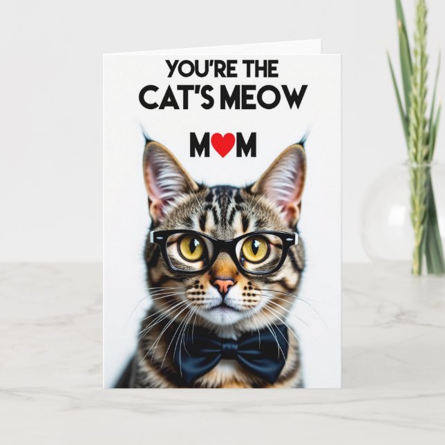 Cats Meow Mothers Love Card (Front)