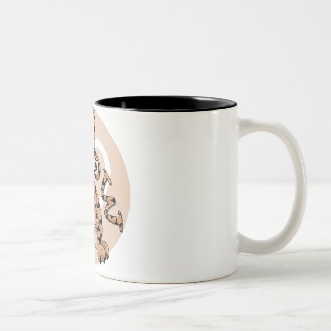 Cat's Meow Two-Tone Coffee Mug (Right)