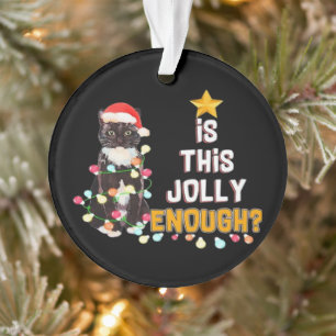 Cats Merry Chirstmas Ornament