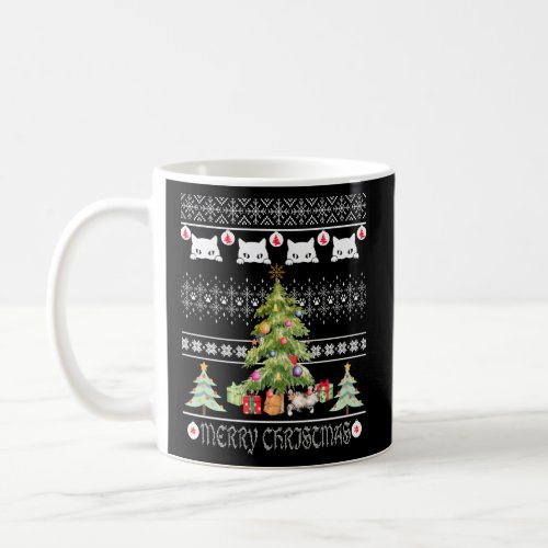 Cats Merry Christmas Wish Owners Ugly Winter Coffee Mug