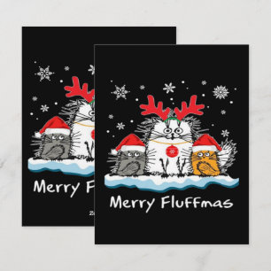 Cats Merry  Holiday Card