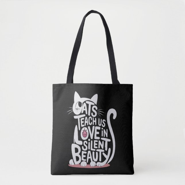 Cat's Mischief Tote Bag (Front)