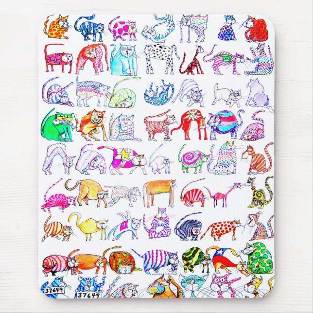 Cats Mouse Pad (Front)