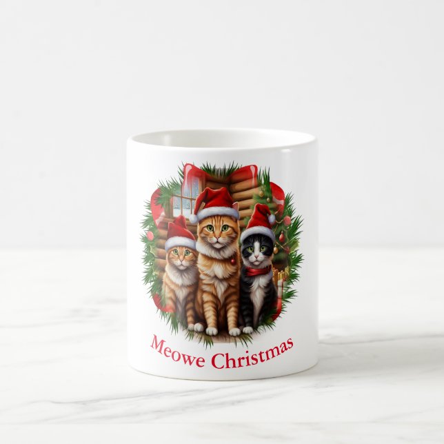 Cats mug for Christmas (Center)