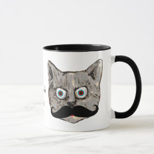 cat's mustache mug